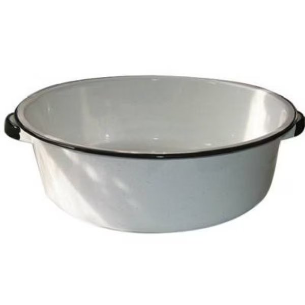 15QT WHT Dish Pan, Cinsa, Mfr#: 34709